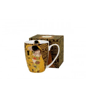 MUG 380ML KLIMT THE KISS BROWN C4