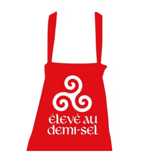 TABLIER ROUGE ELEVE AU DEMI SEL C2