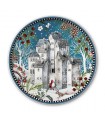 PLAT PAYSAGE NOËL PORCELAINE DIAM 31CM C2