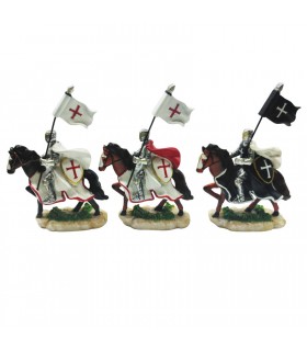 SET DE 6 CHEVALIERS ASS H.8CM