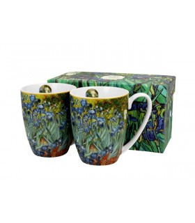 SET 2 MUGS 380ML VAN GOGH IRIS C2