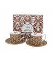 SET 2 TASSES EXPRESSO 100ML PAPILLONS