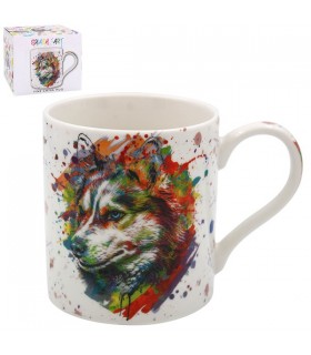 MUG GRAFFITI CHIEN 275ML SET DE 6