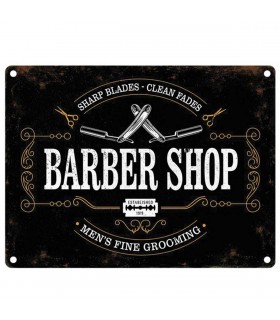 PLAQUE 15X20 BARBER SHOP C3