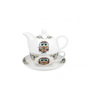 SOLITAIRE PORCELAINE ETHNO OWL 200/300ML C2