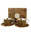 SET 2 TASSES EXPRESSO 100ML KLIMT TREE OF LIFE