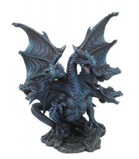 DRAGON 5 TETES H.24CM