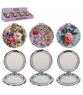 SET 12 MIROIRS DE POCHE W.KILBURN ASS Diam 6CM