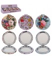 SET 12 MIROIRS DE POCHE W.KILBURN ASS Diam 6CM