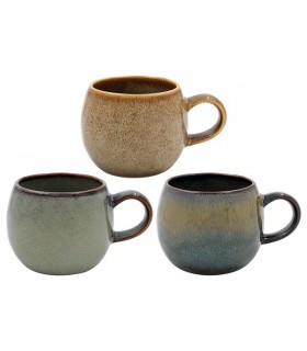 MUG REACTIVE GLAZE 400ML SET DE 6 ASS