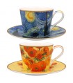 TASSE + SOUCOUPE 250ML VAN GOGH SET DE 2 ASS