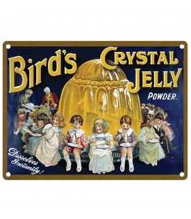 PLAQUE 30X40 BIRD'S CRYSTAL JELLY C2