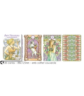 CARTES D'INSPIRATION ART NOUVEAU LENORMAND