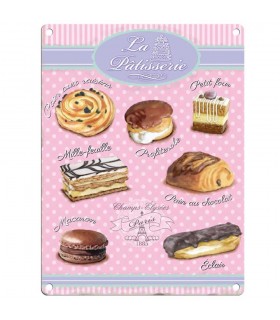 PLAQUE 15X20 LA PATISSERIE C3