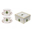 SET 2 TASSES 220ML CHRISTMAS TREE