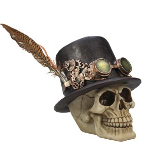 CRANE CHAPEAU PLUME STEAMPUNK H.18.3 C2