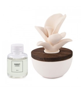 DIFFUSEUR PARFUM FLEUR LAVANDE 9x6cm C3