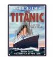 PLAQUE 15X20 TITANIC WHITE STAR C3