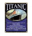 PLAQUE 15X20 TITANIC STATS C3