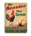 PLAQUE 15X20 THE ROOSTER C3