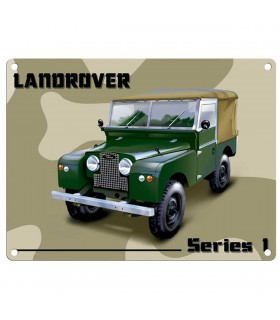 PLAQUE 30X40 LAND ROVER SERIES 1 C2