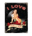 PLAQUE 30X40 I LOVE ROCK N ROLL C2