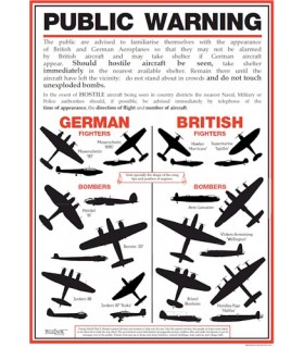 POSTER AIRCRAFT IDENTIFICATION C10