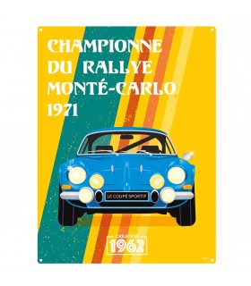 PLAQUE 30X40 LE COUPE SPORTIF 1962 C2