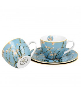 SET 2 TASSES EXPRESSO VAN GOGH ALMOND BLOSSOM 100ML