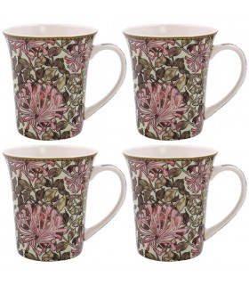 MUG W.MORRIS HONEYSUCKLE 300ML SET DE 4