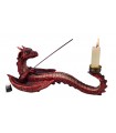 DRAGON PORTE ENCENS ROUGE 33X15.8X14 C2