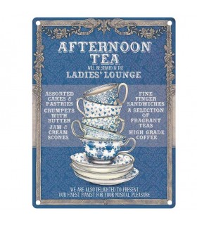 PLAQUE 15X20 AFTERNOON TEA C3