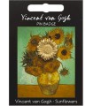 EPINGLETTE TOURNESOL DORE VAN GOGH C10