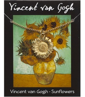 COLLIER TOURNESOL DORE VAN GOGH C10