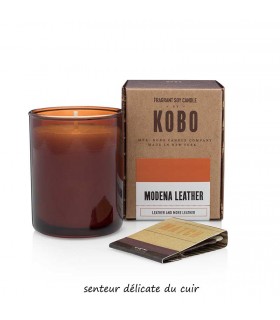 VOTIVE WOODBLOCK MODENA LEATHER 85G