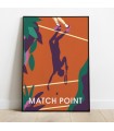 AFFICHE TENNIS 30X40