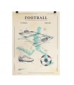 AFFICHE FOOTBALL RETRO 30X40