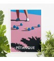 AFFICHE PETANQUE 30X40