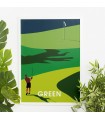 AFFICHE GOLF 30X40