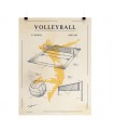 AFFICHE VOLLEY RETRO 30X40