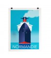 AFFICHE NORMANDIE 30X40