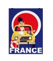 AFFICHE VOITURE R FRANCE 30X40