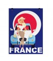 AFFICHE VOITURE C FRANCE 30X40