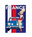 AFFICHE VOITURE R8G FRANCE 30X40