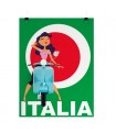 AFFICHE ITALIA 30X40