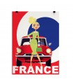 AFFICHE VOITURE DS19 30X40