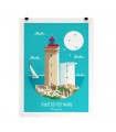 AFFICHE PHARE DU PETIT MINOU 30X40 C6