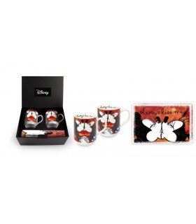 SET 2 MUGS+SET DE TABLE ROUGE