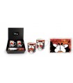 SET 2 MUGS+SET DE TABLE ROUGE