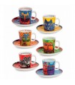 TASSE CAFE L BURCH 100ML SET DE 6 ASS